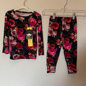 Posh Peanut Alice and Olivia Collab 3T Pajama Set, NWT